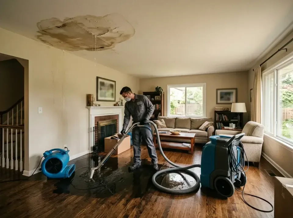 attic-pipe-burst-ceiling-drip-008 — frequently asked questions, Water Damage Restoration & Carpet Care in Mount Vernon, VA